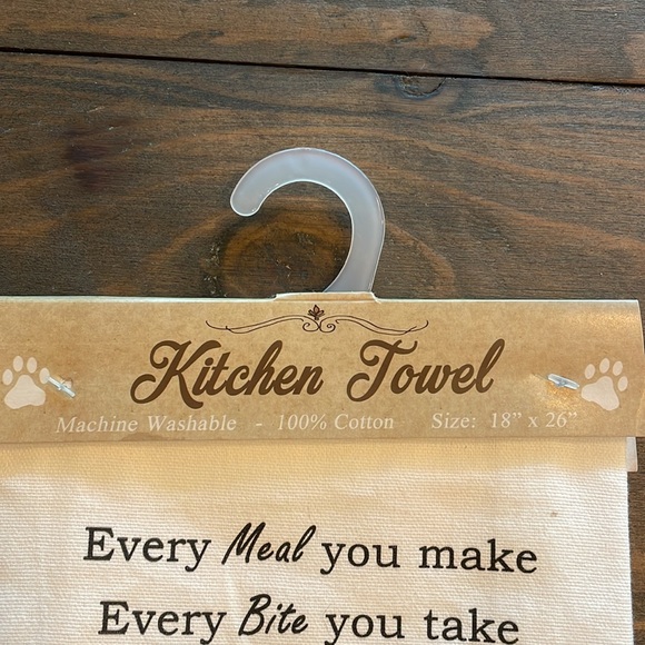 NWT E & S Imports 26” x 18” Buff Cocker Spaniel Kitchen Towel Dog Puppy - Picture 3 of 6